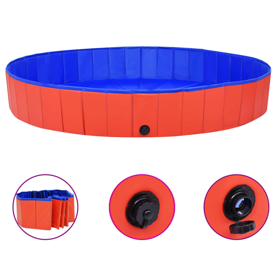 Piscină Pentru Câini Pliabilă, , , Pvc