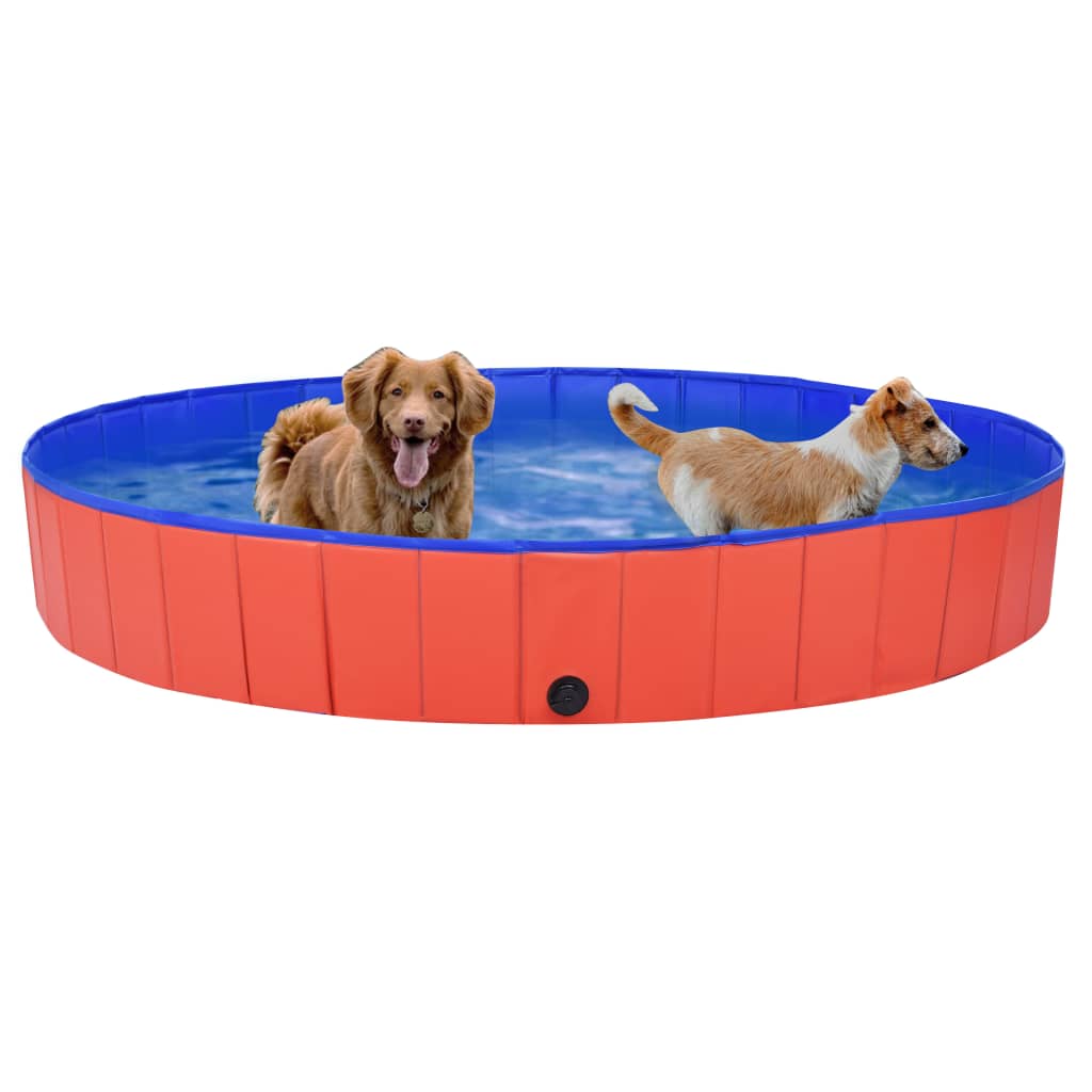 Piscină Pentru Câini Pliabilă, , , Pvc