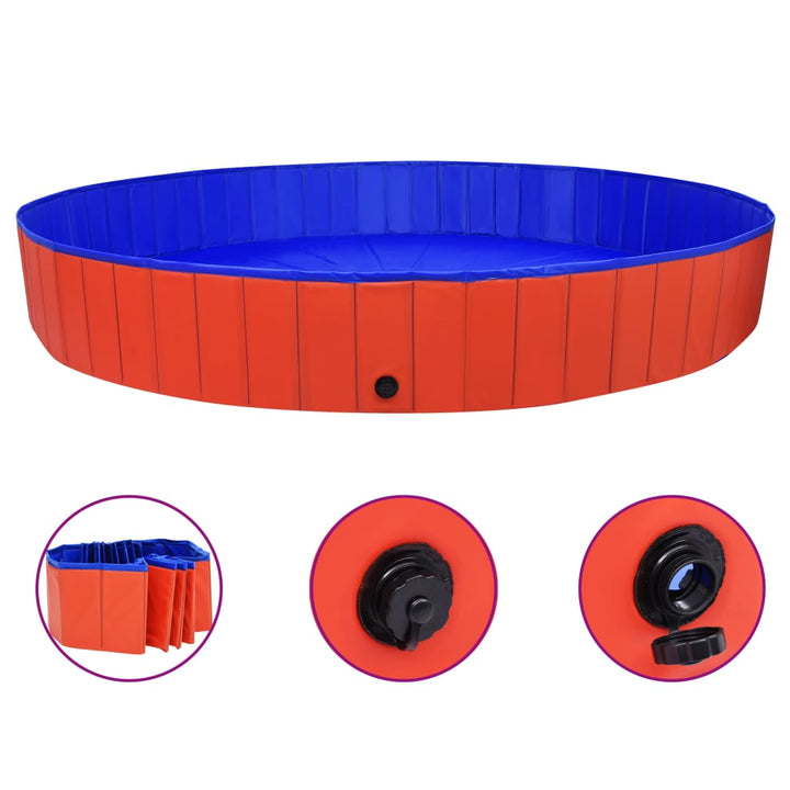 Piscină Pentru Câini Pliabilă, , , Pvc