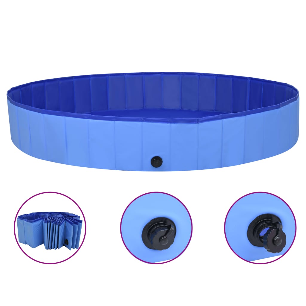 Piscină Pentru Câini Pliabilă, , , Pvc