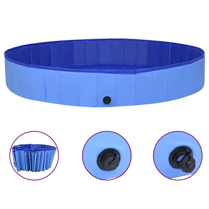 Piscină Pentru Câini Pliabilă, , , Pvc