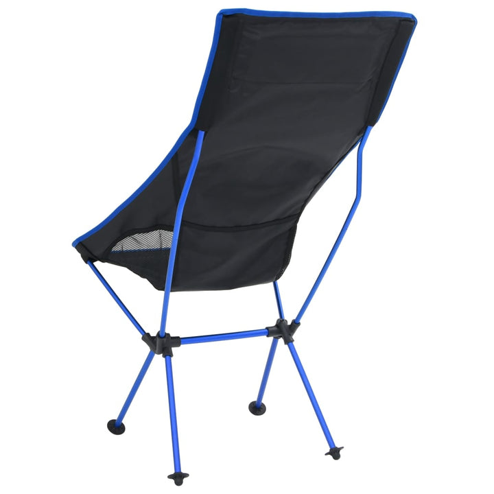 Scaun De Camping Pliabil, Negru, Pvc Și Aluminiu