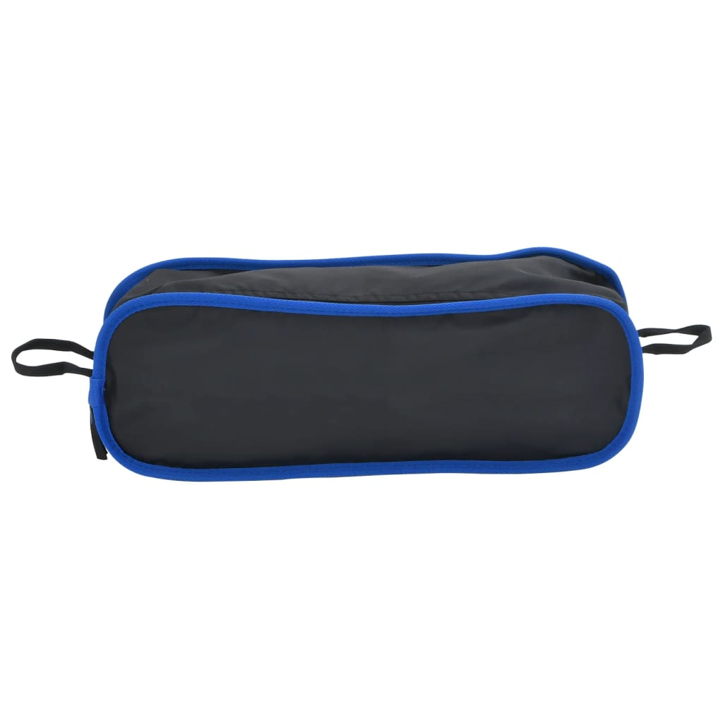 Scaun De Camping Pliabil, Negru, Pvc Și Aluminiu