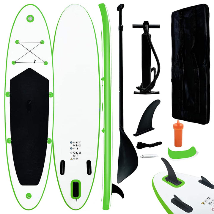 Set Placă Stand Up Paddle Sup Surf Gonflabilă, Și Alb