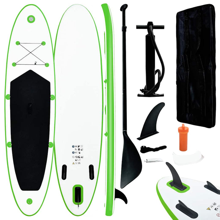 Set Placă Stand Up Paddle Sup Surf Gonflabilă, Și Alb