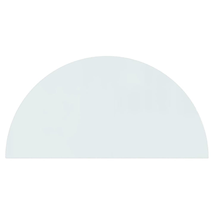 Placă De Sticlă Pentru Șemineu, Semi-Rotundă,