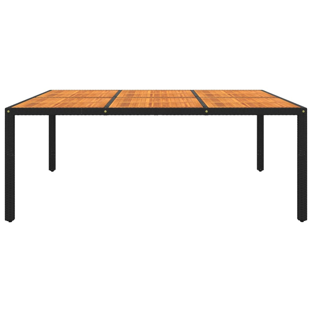 Masă De Grădină, , 200X150X75Cm, Lemn De Acacia/Poliratan