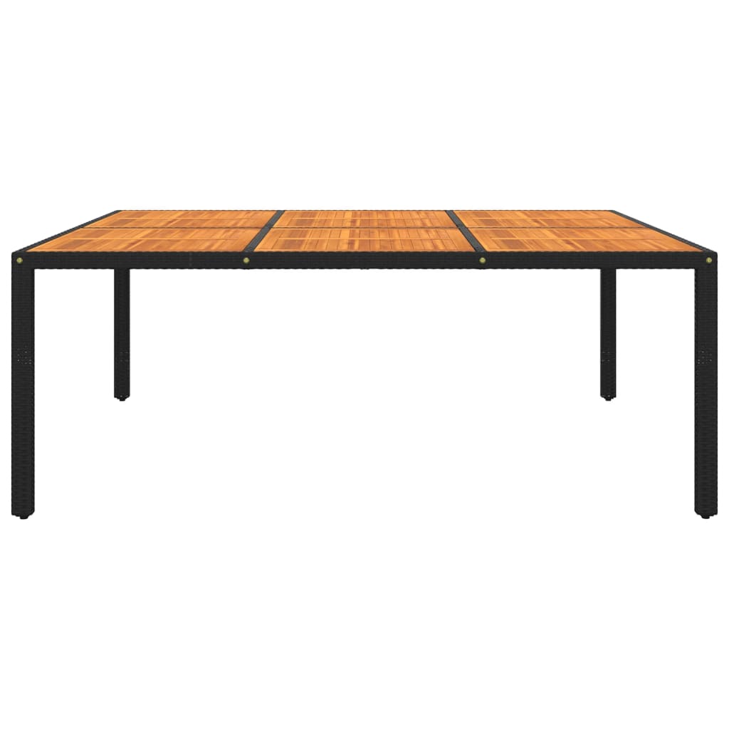 Masă De Grădină, , 200X150X75Cm, Lemn De Acacia/Poliratan
