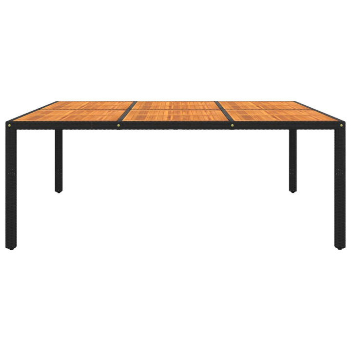 Masă De Grădină, , 200X150X75Cm, Lemn De Acacia/Poliratan