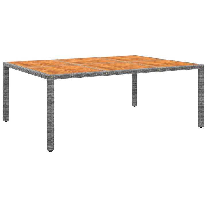 Masă De Grădină, , 200X150X75Cm, Lemn De Acacia/Poliratan