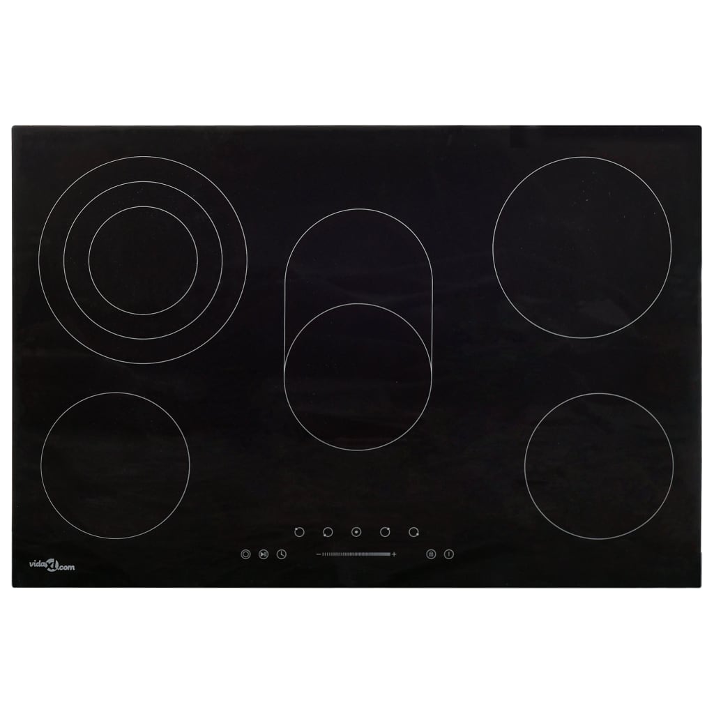 Plită Ceramică Cu 4 Arzătoare, Control Tactil,