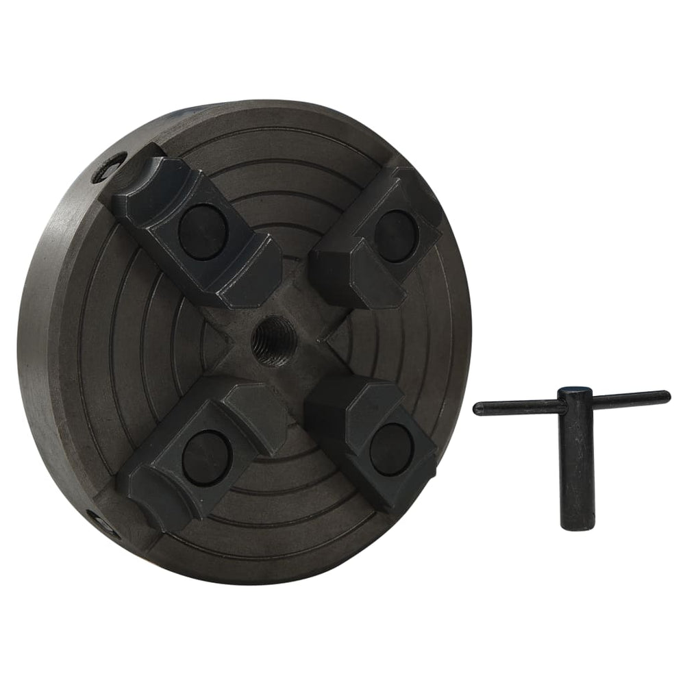 Mandrină Pentru Lemn 4 Fălci Conexiune M18 Negru 150X63 Mm Oțel