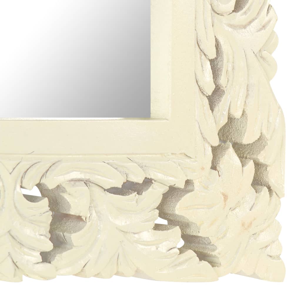 Oglindă Sculptată Manual, , , Lemn Masiv Mango