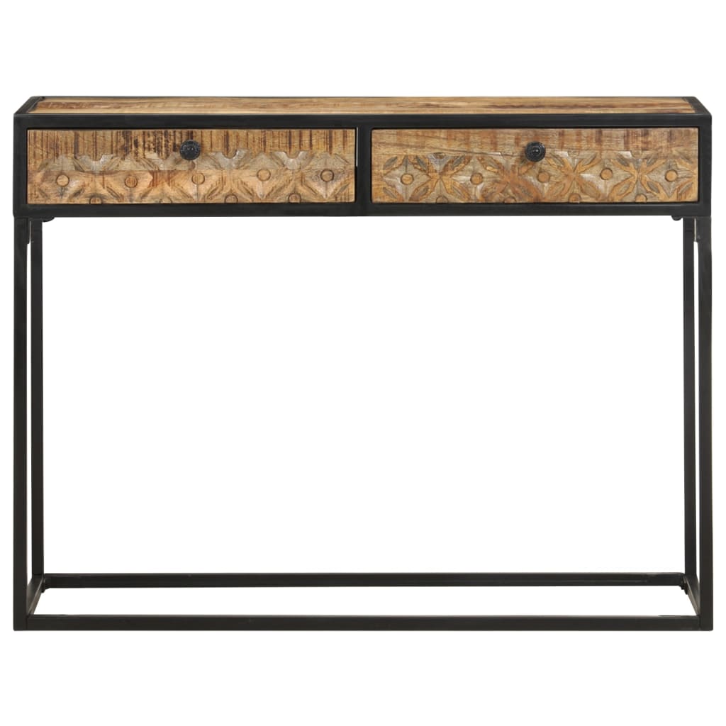 Masă Consolă, 100X35X75 Cm, Lemn Masiv De Mango