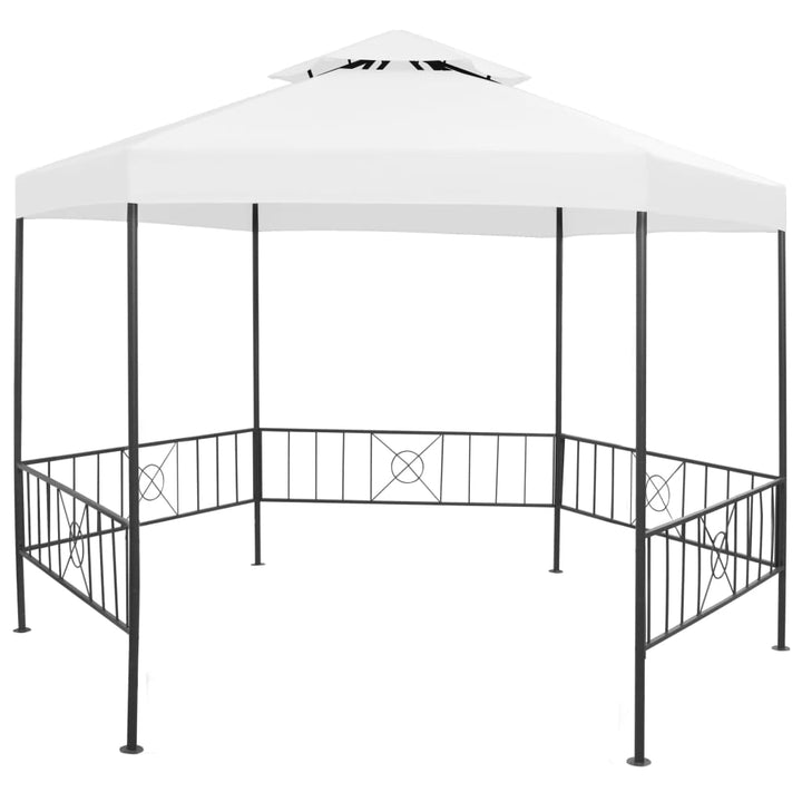 Pavilion Marchiză De Grădină, Cort, Hexagonal, 323X265 Cm,
