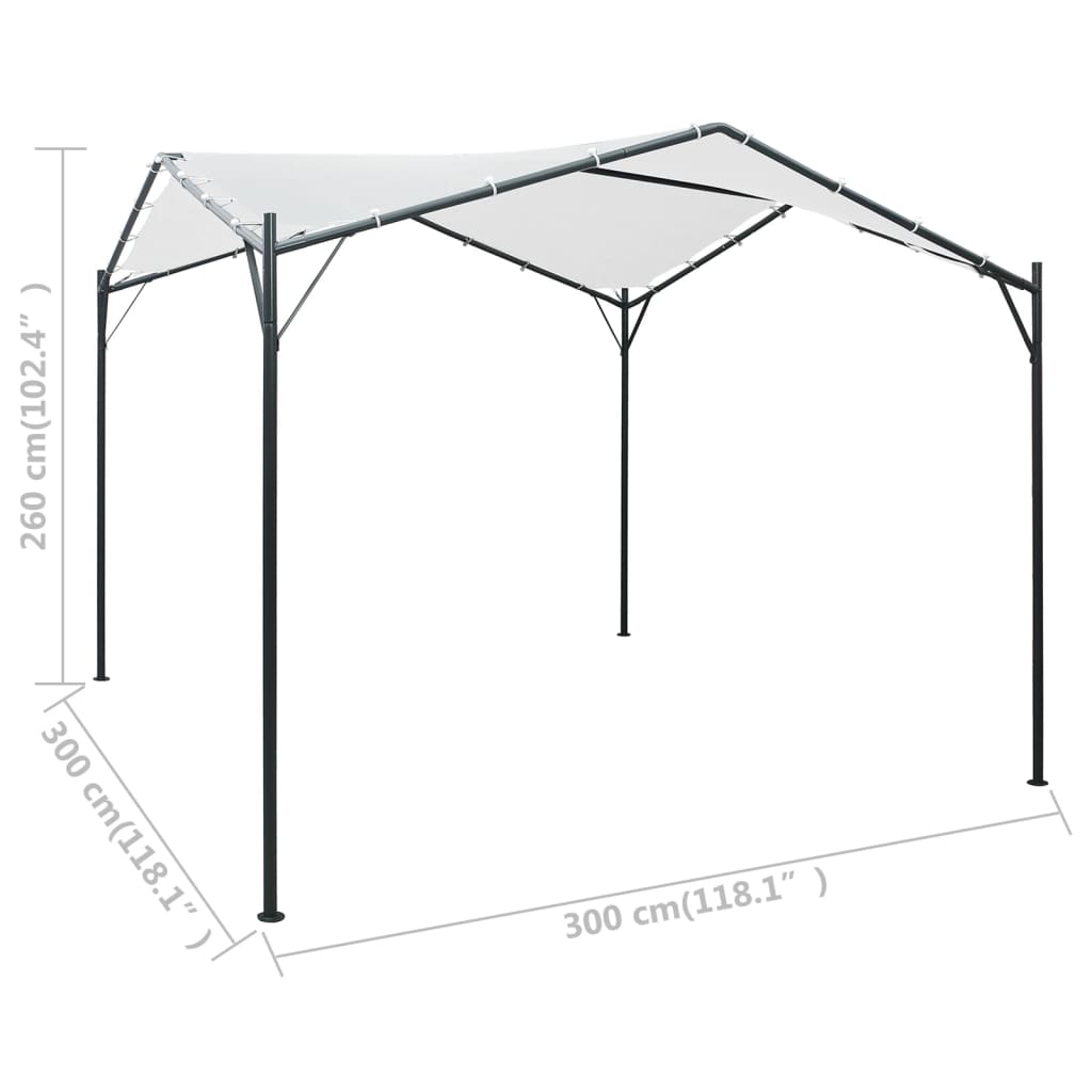 Pavilion, , 3 X 3 X 2,6 M, 180 G/M²