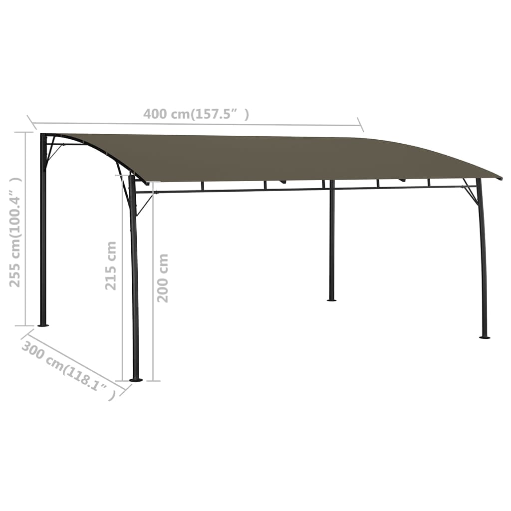 Copertină Pavilion De Grădină, , 4 X 3 X 2,55 M