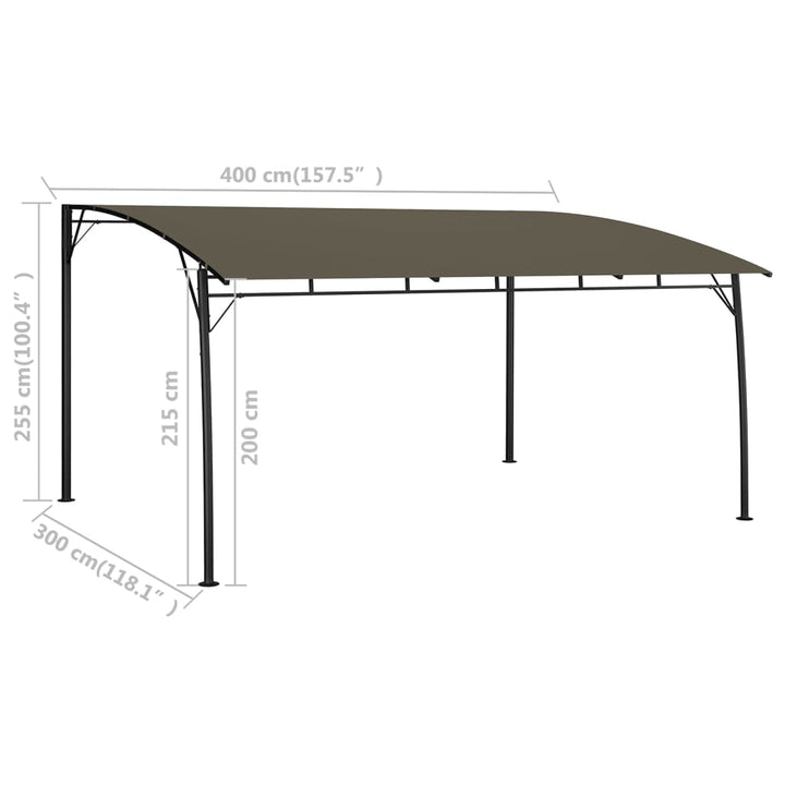 Copertină Pavilion De Grădină, , 4 X 3 X 2,55 M