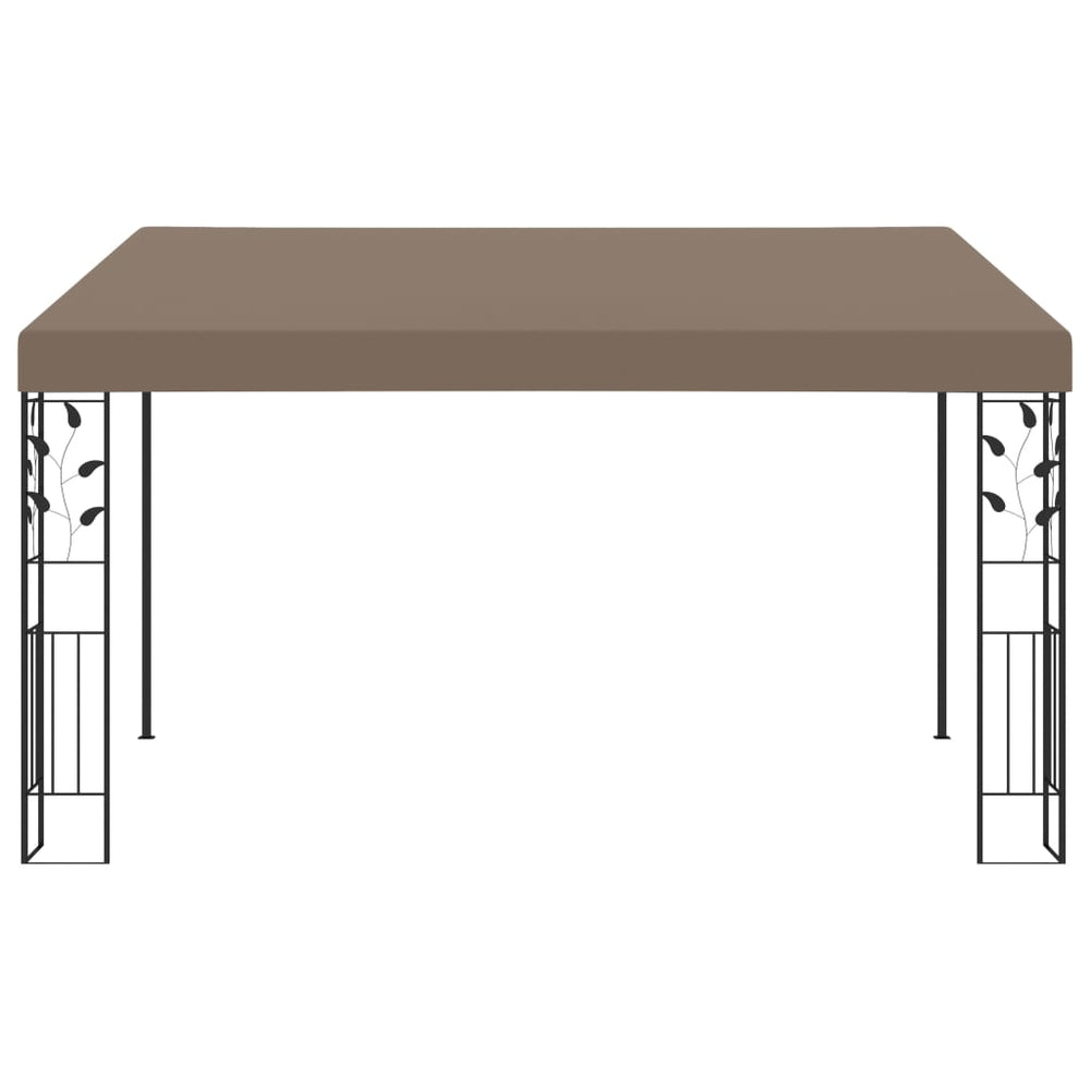 Pavilion Montat De Perete, Gri Taupe, 4 X 3 X 2,5 M