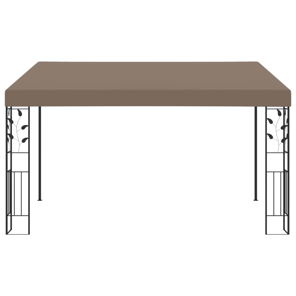 Pavilion Montat De Perete, Gri Taupe, 4 X 3 X 2,5 M