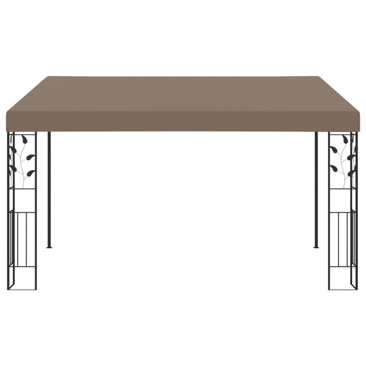 Pavilion Montat De Perete, Gri Taupe, 4 X 3 X 2,5 M