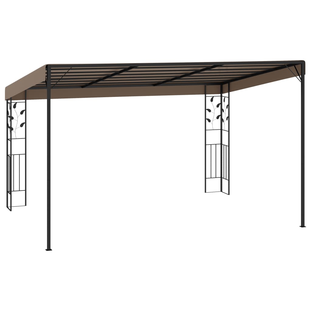 Pavilion Montat De Perete, Gri Taupe, 4 X 3 X 2,5 M