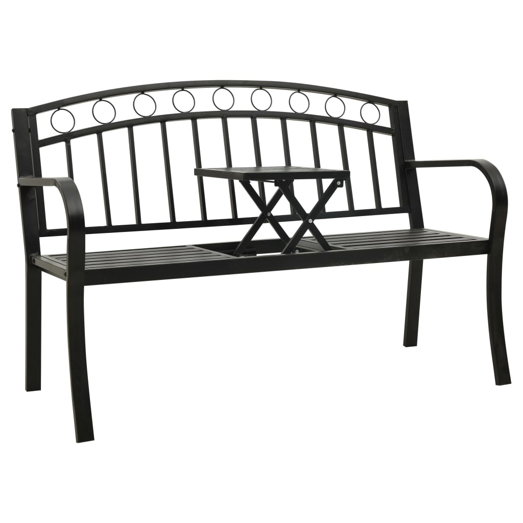 Bancă De Grădină, , 125 Cm, Oțel