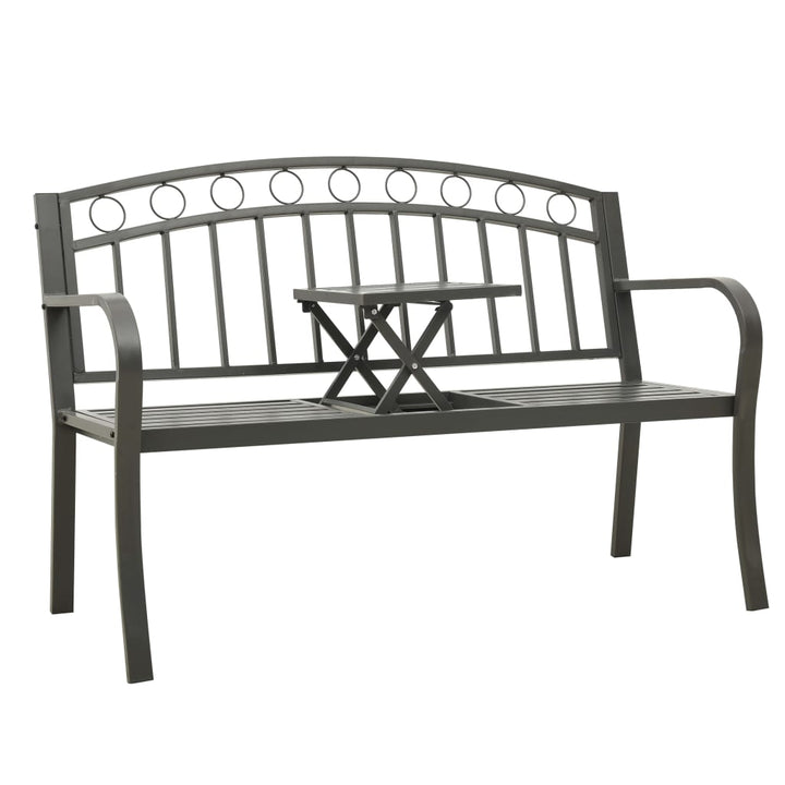 Bancă De Grădină, , 125 Cm, Oțel