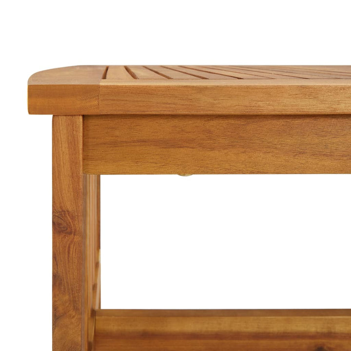 Set Mobilier De Grădină Cu Perne, 2 Piese, Lemn Masiv De Acacia