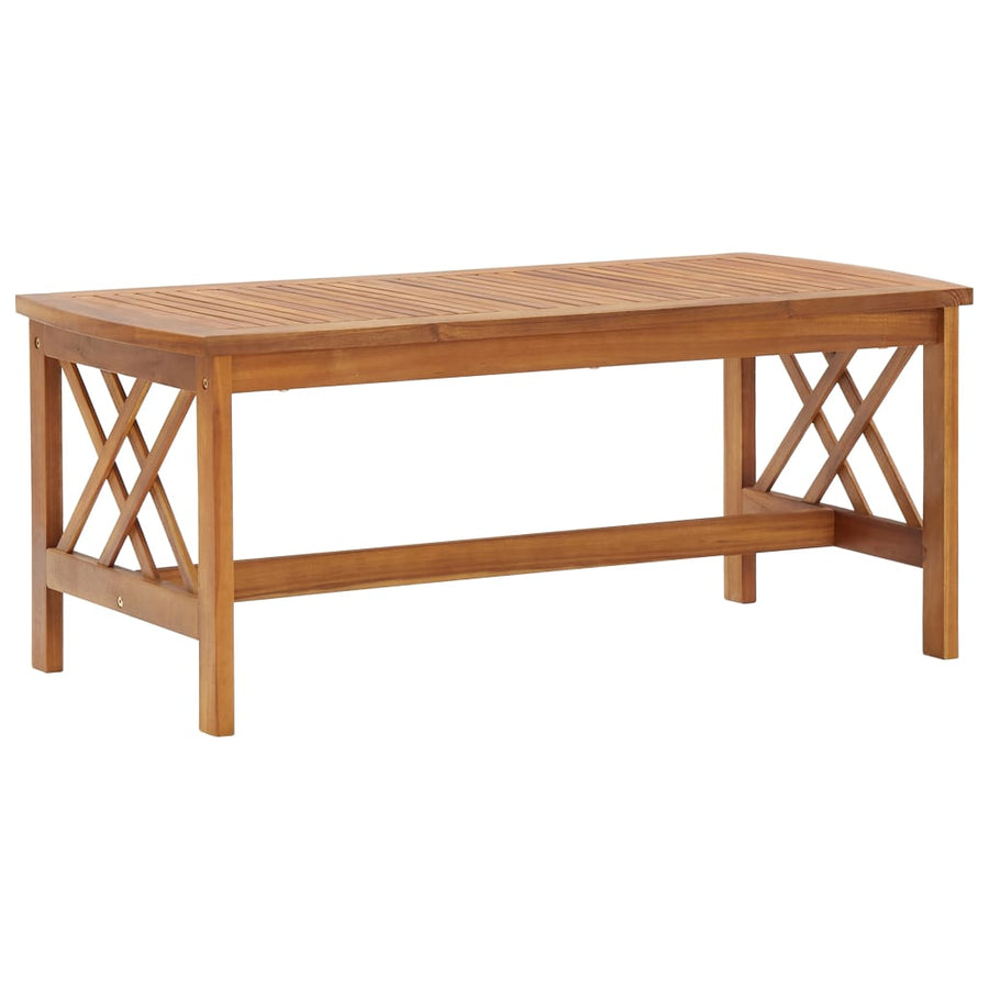 Masă De Cafea, 102 X 50 X 43 Cm, Lemn Masiv De Acacia