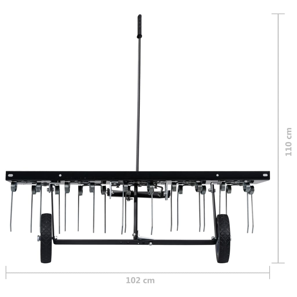 Scarificator Pentru Mașină De Tuns Iarbă Ride-On, 100 Cm
