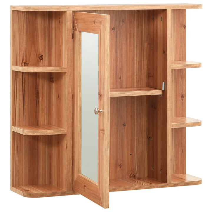 Dulap De Baie Cu Oglindă, , 66X17X63 Cm, Mdf