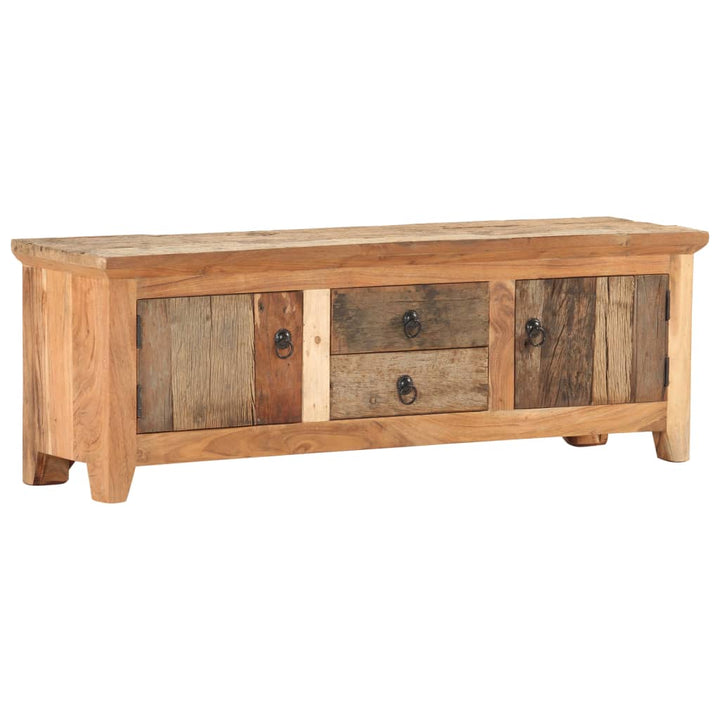 Comodă Tv, 120 X 30 X 40 Cm, Lemn Masiv Acacia/Lemn Reciclat