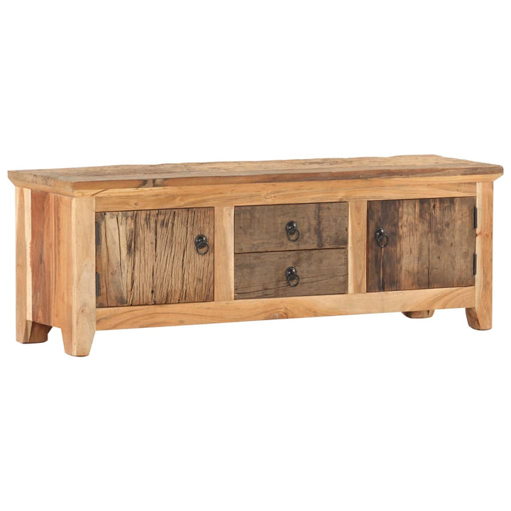 Comodă Tv, 120 X 30 X 40 Cm, Lemn Masiv Acacia/Lemn Reciclat