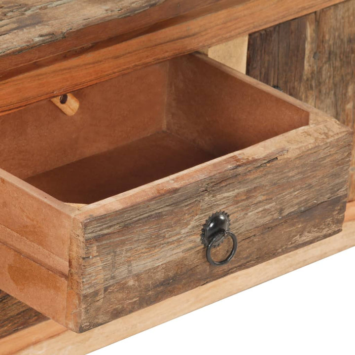 Comodă Tv, 120 X 30 X 40 Cm, Lemn Masiv Acacia/Lemn Reciclat