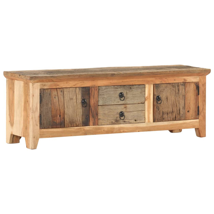 Comodă Tv, 120 X 30 X 40 Cm, Lemn Masiv Acacia/Lemn Reciclat