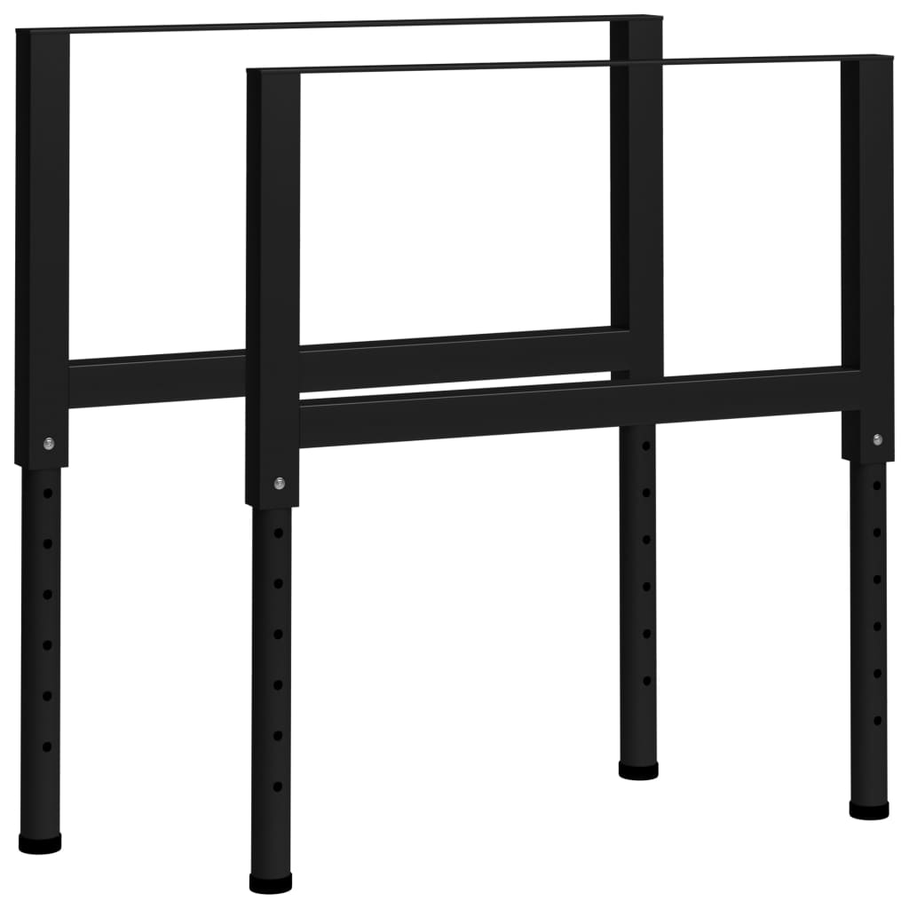 Cadre Banc Lucru Reglabile, 2 Buc., , 85X(69-95,5) Cm, Metal