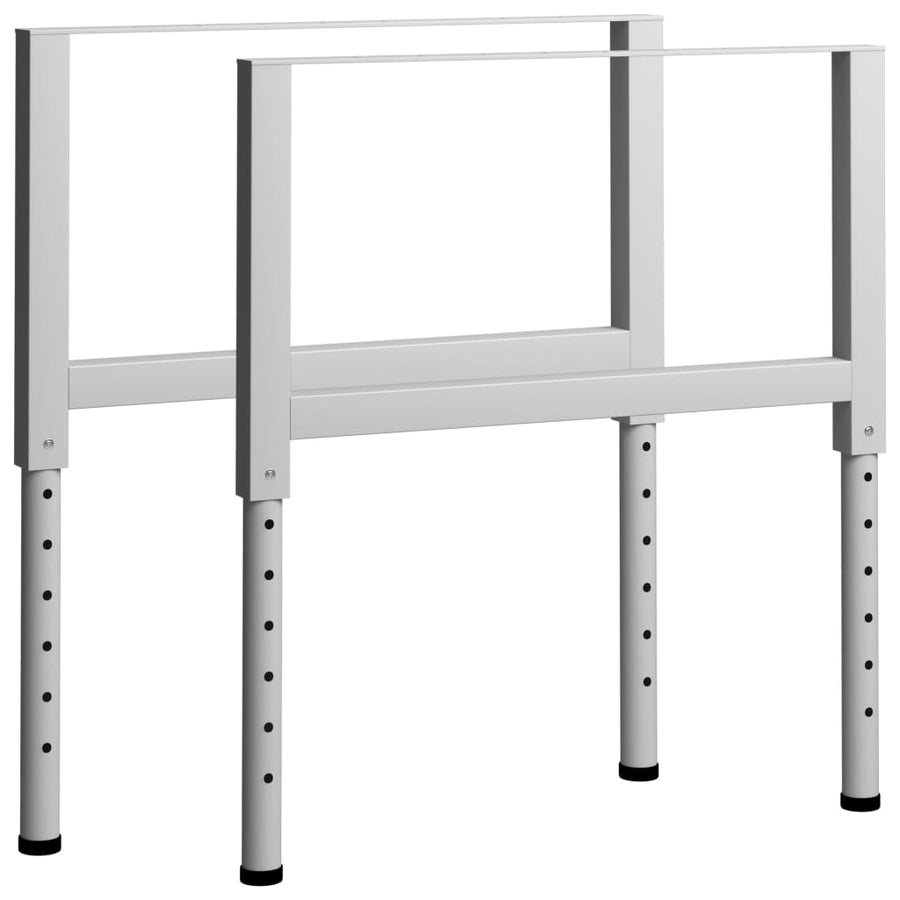 Cadre Banc Lucru Reglabile, 2 Buc., , 85X(69-95,5) Cm, Metal