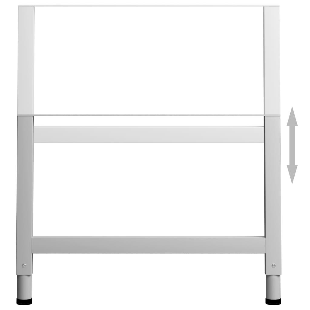 Cadre Banc Lucru Reglabile, 2 Buc., , 85X(69-95,5) Cm, Metal