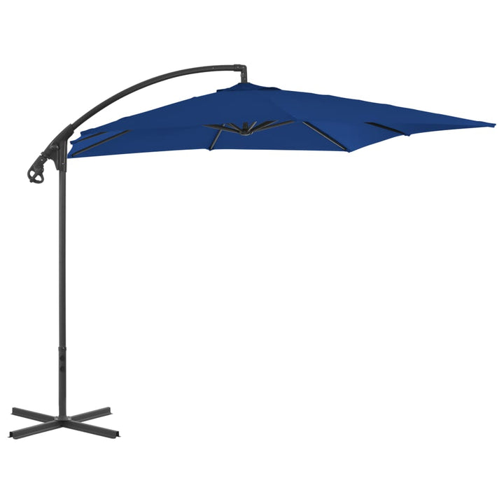Umbrelă În Consolă Cu Stâlp Din Oțel, Taupe, 250X250 Cm