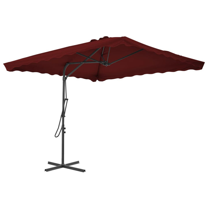 Umbrelă Soare De Exterior, Stâlp Oțel, , 250 X 250 Cm