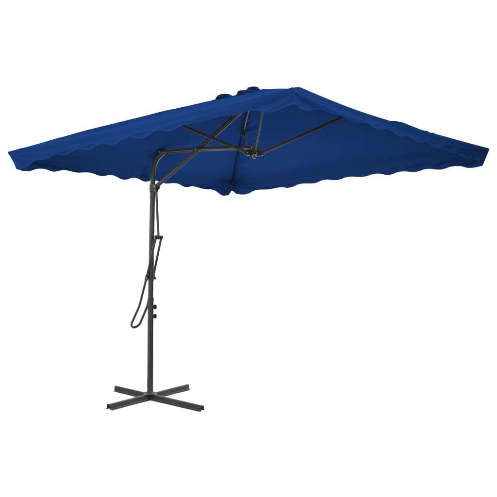 Umbrelă Soare De Exterior, Stâlp Oțel, , 250 X 250 Cm