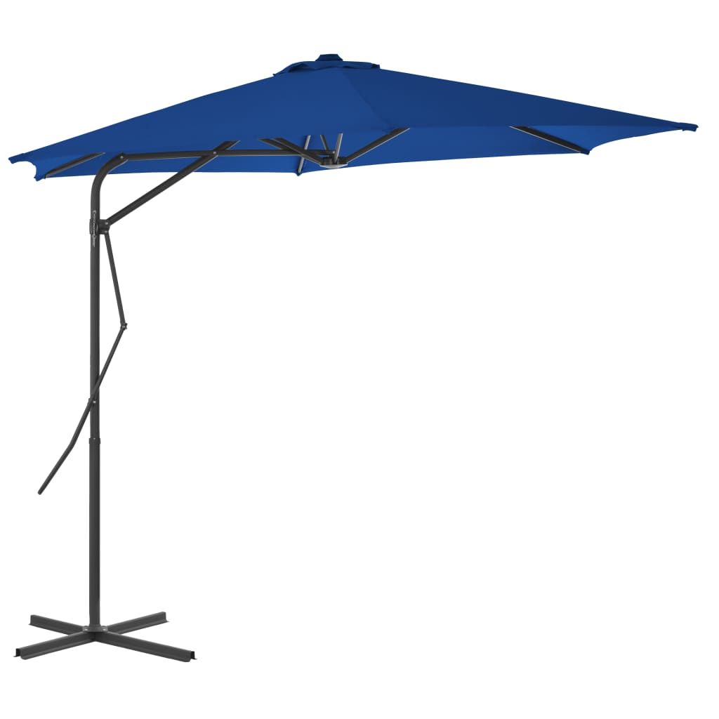 Umbrelă Soare De Exterior Cu Stâlp Din Oțel, , 300 Cm
