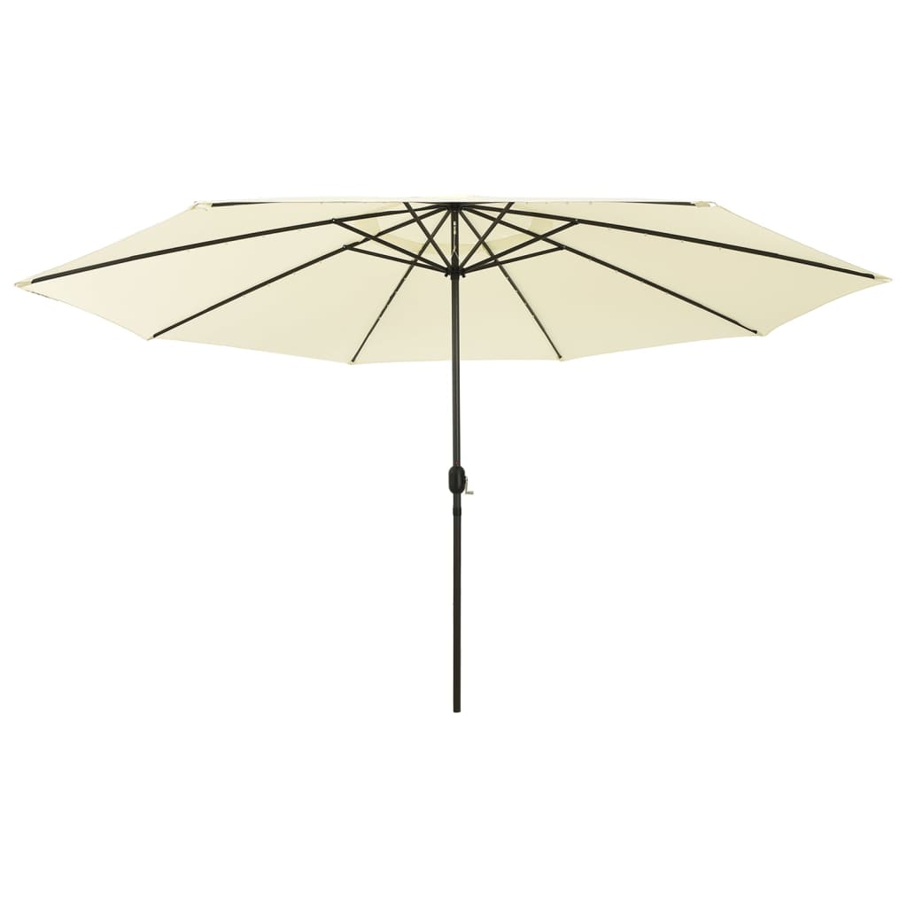 Umbrelă Soare De Grădină Cu Led-Uri, , 400 Cm