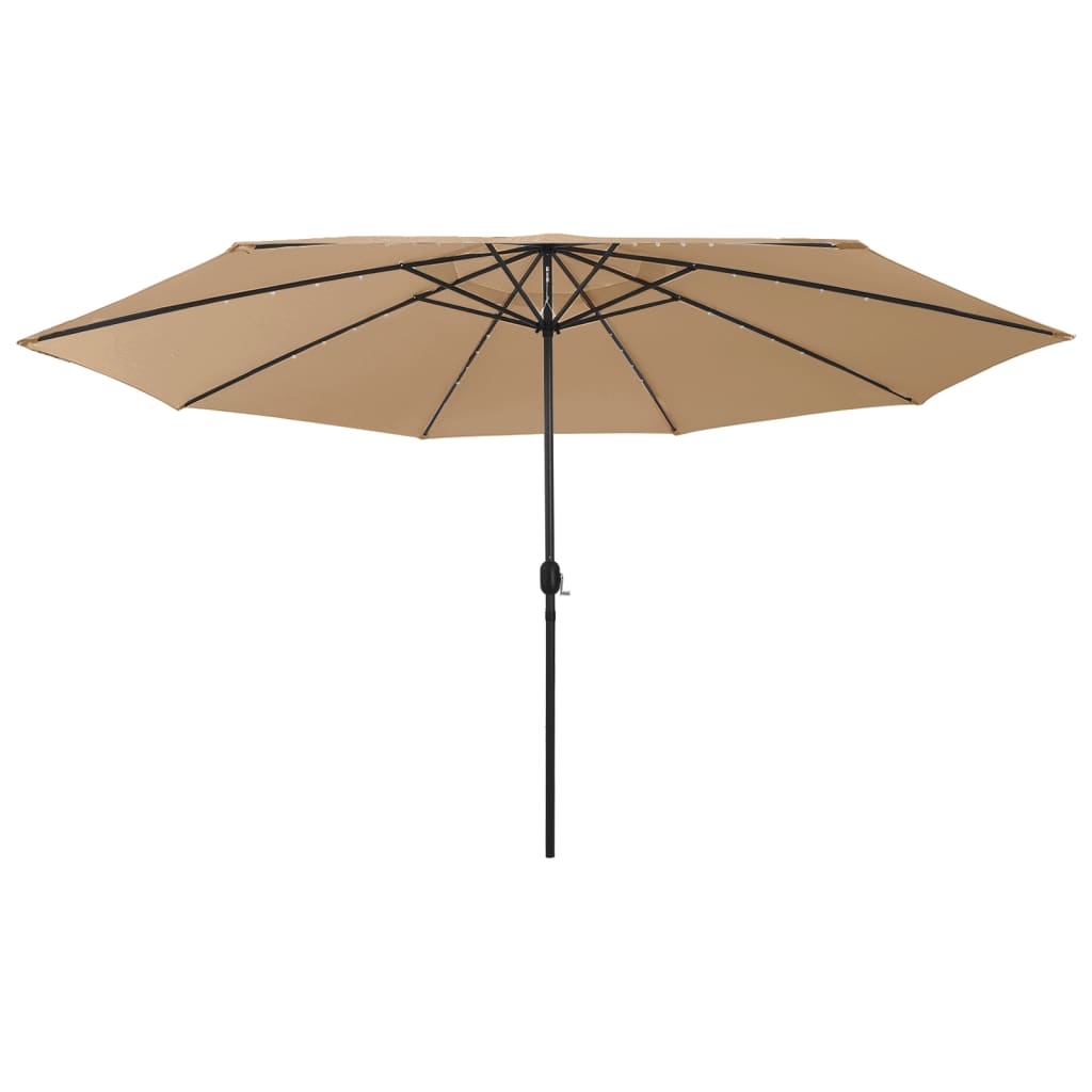 Umbrelă Soare De Grădină Cu Led-Uri, , 400 Cm