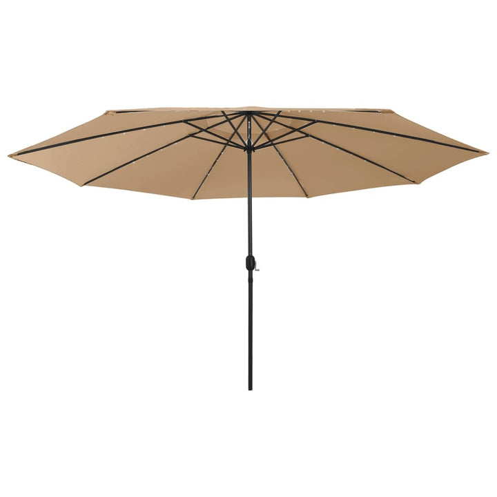 Umbrelă Soare De Grădină Cu Led-Uri, , 400 Cm
