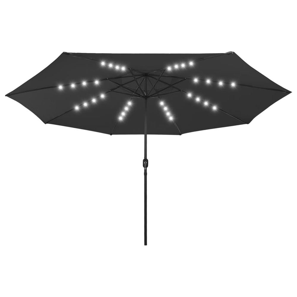 Umbrelă Soare De Grădină Cu Led-Uri, , 400 Cm