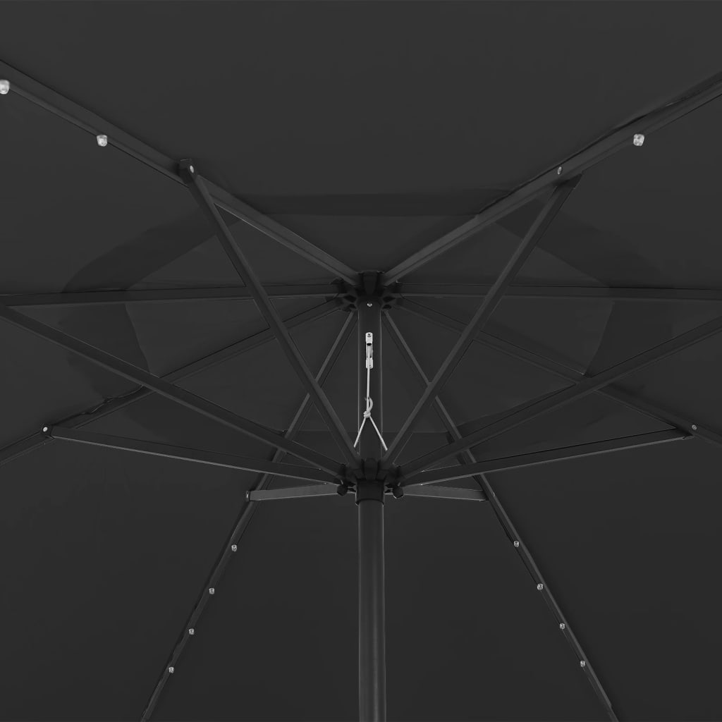 Umbrelă Soare De Grădină Cu Led-Uri, , 400 Cm
