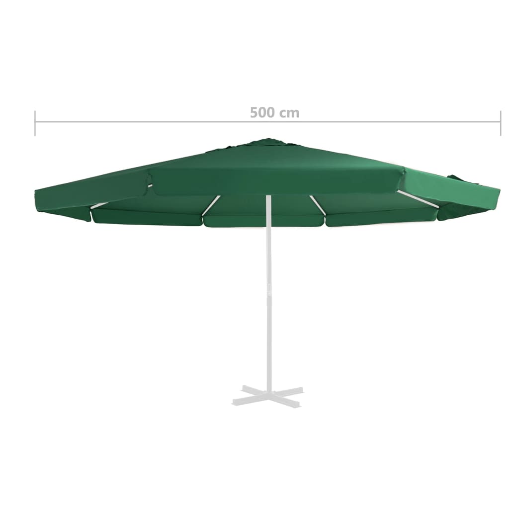 Pânză De Schimb Umbrelă De Soare De Grădină, , 500 Cm