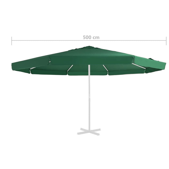 Pânză De Schimb Umbrelă De Soare De Grădină, , 500 Cm